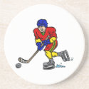 Player with puck