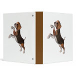 Playful Beagle Binder