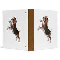 Playful Beagle Binder