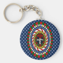 Playful Christmas Keychain