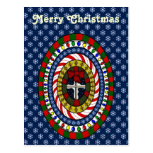 Playful Christmas Postcard
