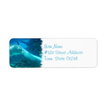 Playful Dolphins Mailing Labels