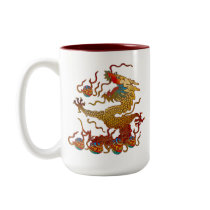 Playful Dragon mugs