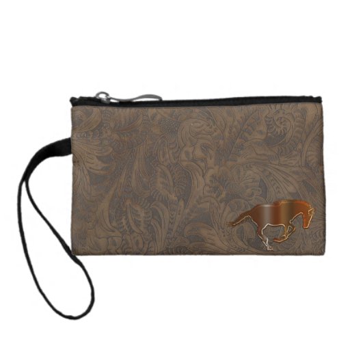 Playful Horse Logo Art Equine Coin Purse Zazzle