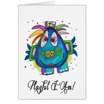 Playful I Am! - Art Card