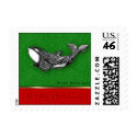 playful killer whale Christmas postage postage by acspugetsound playful killer whale Christmas postage postage