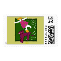 Playful Leo postage