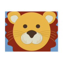 Playful Lion Post Card