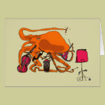 playful octopus cards