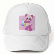 Playful Panda Baby Girl Hat
