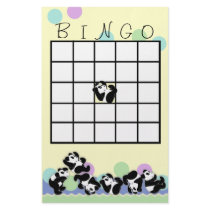 Playful Panda Bingo Stationery Design
