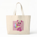 Playful Panda Girl Tote Bag