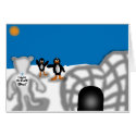 Playful Penguins Card by Rajee1 Playful Penguins Card