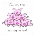 Playful Pigs Pyramid posters