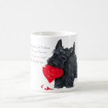 Playful Scottish Terrier Valentine Mug