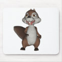 Playful Squirrel Mousepad by squirrel27 Playful Squirrel Mousepad