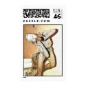 Playful Statue postage