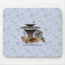 Playful White Tiger Mousepad mousepads