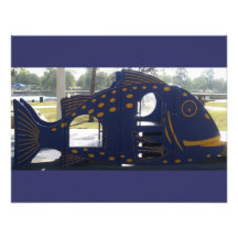 Playground Fish Personalized Announcement