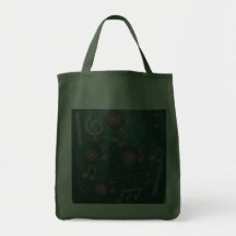 Playground Musical Notes Board Canvas Bag