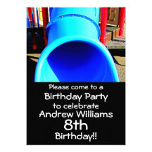 Playground or Park Birthday Party Invitation