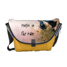 playin' in the rain by tk Rickshaw Messenger Bag