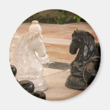 Playing a game of Chess Magnet