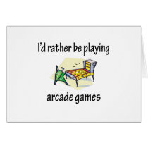 Playing Arcade Games Cards