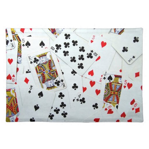 Playing Card games Place Mats Zazzle