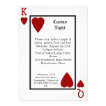Playing Card King/Queen Personalized Invitations