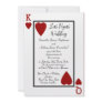 Playing Card King/Queen Wedding Invitations