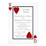 Playing Card King/Queen Wedding Invitations