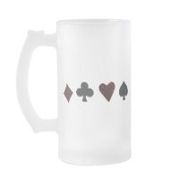 Playing Card Suit Row Coffee Mug