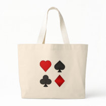 Playing Card Suits: Tote Bag