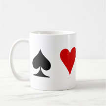 Playing Card Suits Coffee Mugs