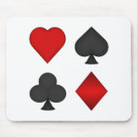 Playing Card Suits: Mouse Mat