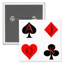 Playing Card Suits buttons