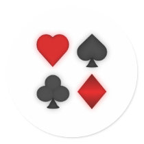 Playing Card Suits: stickers by spiritswitchboard Playing Card Suits: stickers