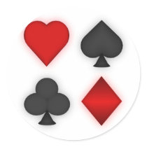 Playing Card Suits: stickers by spiritswitchboard Playing Card Suits: stickers
