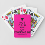 [Chef hat] not calm keep on cooking me  Playing Cards