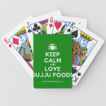 [Cutlery and plate] keep calm and love gujju food!!  Playing Cards