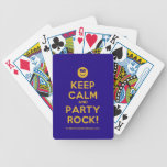 [Smile] keep calm and party rock!  Playing Cards