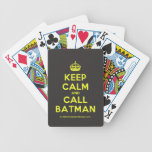 [Crown] keep calm and call batman  Playing Cards