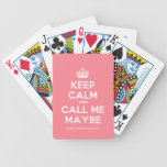 [Crown] keep calm and call me maybe  Playing Cards