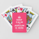 [Crown] keep calm and arruum is here  Playing Cards