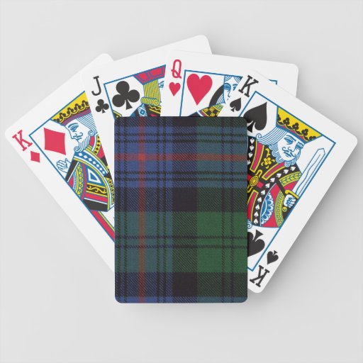 Playing Cards Armstrong Ancient Tartan Print