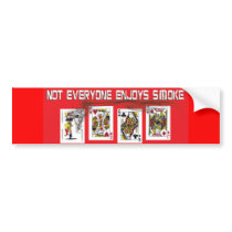 Playing Cards bumper stickers