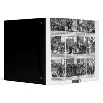 Playing cards depicting the impeachment 3 ring binder
