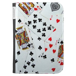Playing Cards Games Kindle Folio Case