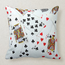 Playing Cards Games Room Poker Night Cushions Throw Pillows
